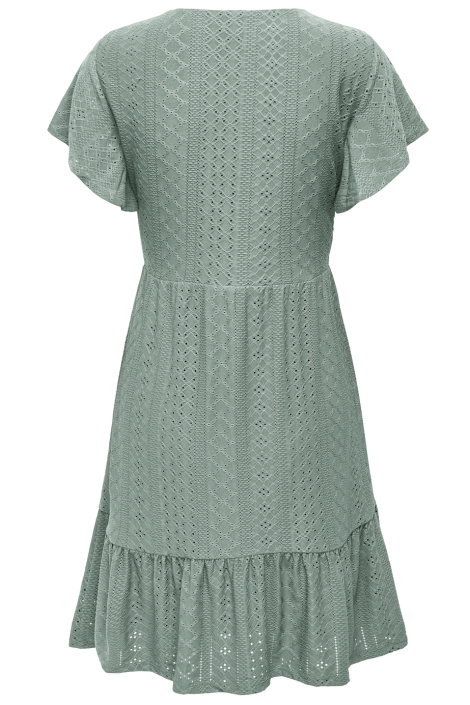 Only onlsandra s/s v-neck dress jrs noos